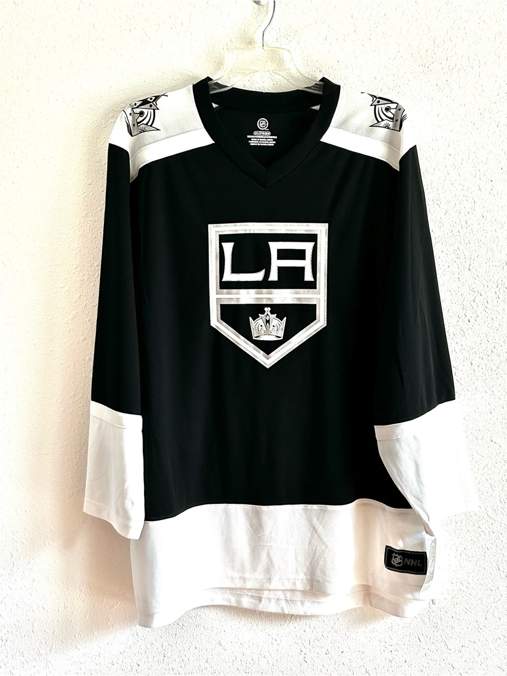 NHL Brand Los Angeles Kings Hockey Jersey Men's Size 2XL Black Official Licensed